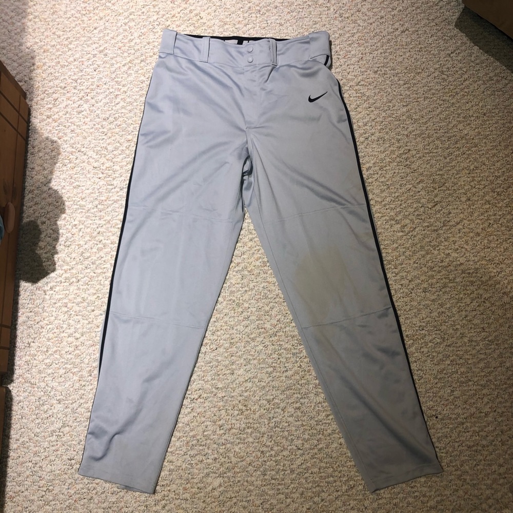 Grey Nike Baseball Pants